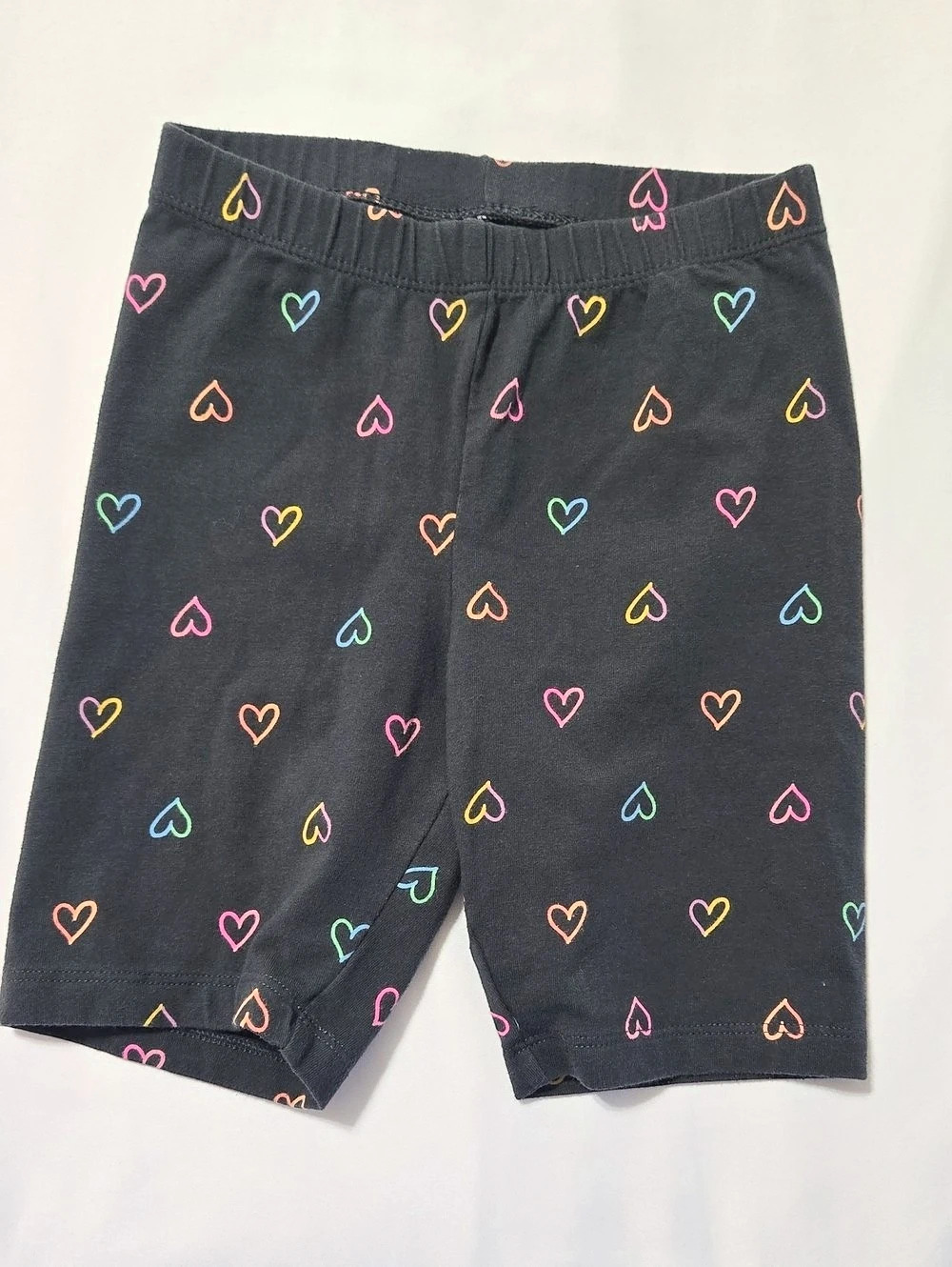 Cat & Jack Girls Heart Print Bike Shorts